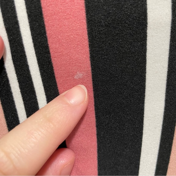 Striped Wrap-Front Dress - Picture 8 of 8